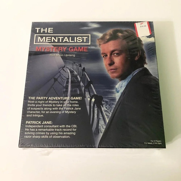 The Mentalist Mystery Game  Red Moon Uprising Party of 8 Game - Picture 1 of 11